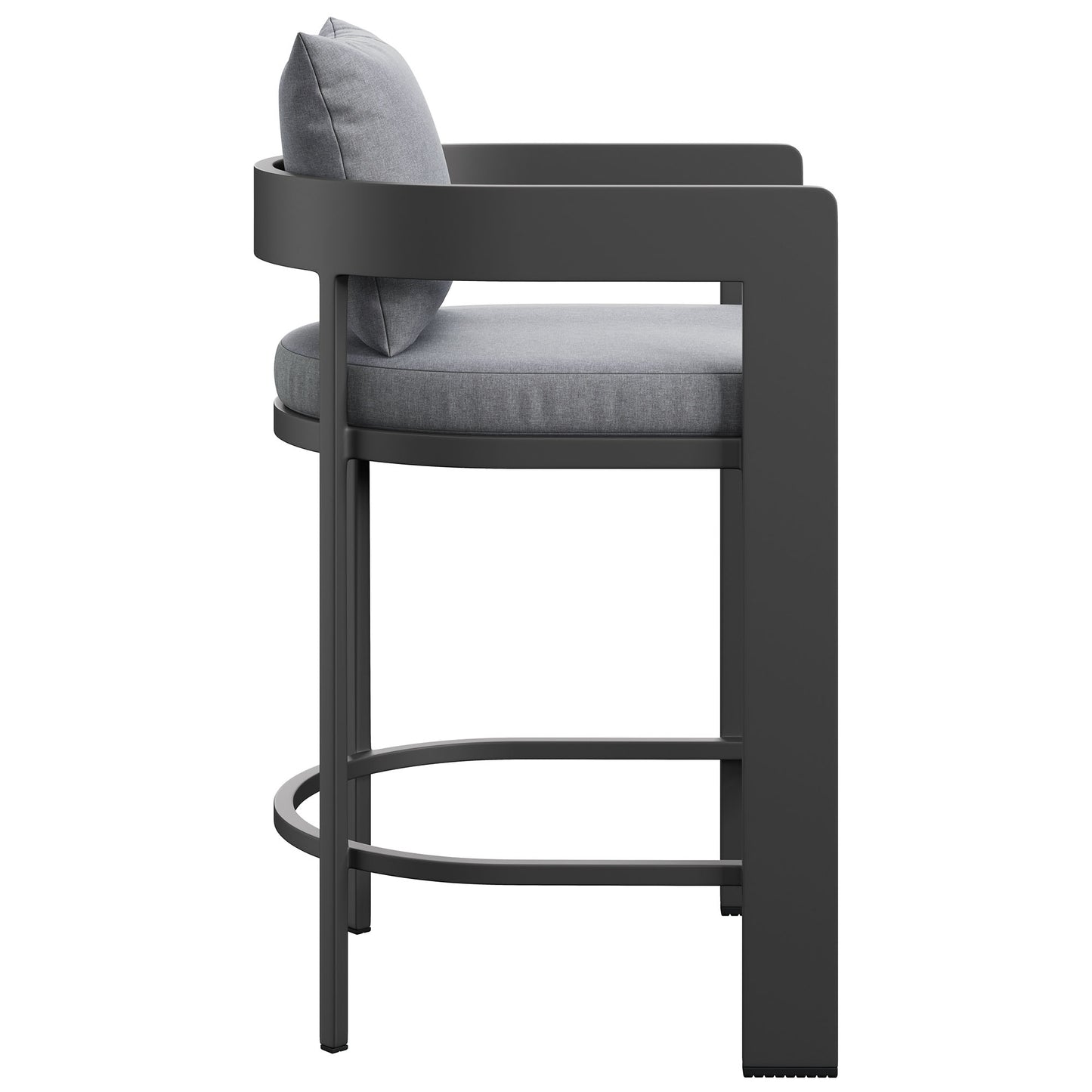 Tahoe Outdoor Patio Patio Aluminum Counter Stool by Modway