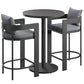 Tahoe 3-Piece Outdoor Patio Aluminum Bar Set by Modway