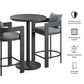 Tahoe 3-Piece Outdoor Patio Aluminum Bar Set by Modway