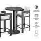 Tahoe 3-Piece Outdoor Patio Aluminum Bar Set by Modway