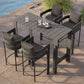 Tahoe 5-Piece Outdoor Patio Bar Table Set by Modway