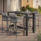 Tahoe 5-Piece Outdoor Patio Bar Table Set by Modway