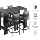 Tahoe 5-Piece Outdoor Patio Bar Table Set by Modway