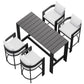 Tahoe 5-Piece Outdoor Patio Bar Table Set by Modway