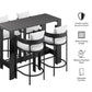 Tahoe 5-Piece Outdoor Patio Bar Table Set by Modway