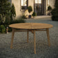 Cielo 59" Sunburst Outdoor Patio Teak Dining Table by Modway