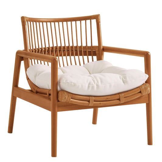 Tula Wood Rattan Lounge Chair by Modway