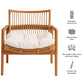 Tula Wood Rattan Lounge Chair by Modway