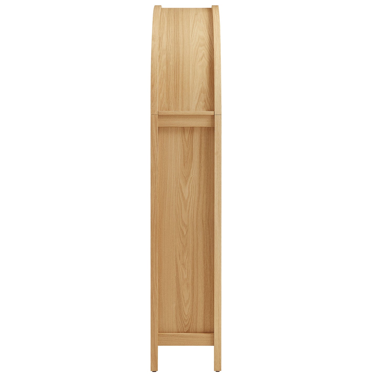 Calista 63 Inch Arched Storage Cabinet With Folding Desk by Modway