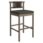 Eleni Outdoor Patio Teak Wood Bar Stools Set of 2 by Modway