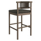 Eleni Outdoor Patio Teak Wood Bar Stools Set of 2 by Modway