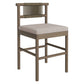 Eleni Outdoor Patio Teak Wood Counter Stools Set of 2 by Modway