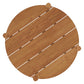Eleni Round 35 Inch Outdoor Patio Teak Wood Round Bar Table by Modway