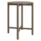Eleni Round 35 Inch Outdoor Patio Teak Wood Round Bar Table by Modway
