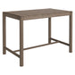 Eleni Rectangle 56-Inch Outdoor Patio Teak Wood Rectangular Bar Table by Modway