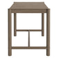 Eleni Rectangle 56-Inch Outdoor Patio Teak Wood Rectangular Bar Table by Modway