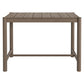 Eleni Rectangle 56-Inch Outdoor Patio Teak Wood Rectangular Bar Table by Modway