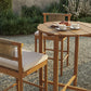 Eleni 3-Piece Outdoor Patio Teak Wood Bar Set by Modway