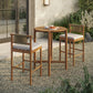Eleni 3-Piece Outdoor Patio Teak Wood Bar Set by Modway