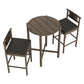 Eleni 3-Piece Outdoor Patio Teak Wood Bar Set by Modway