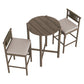 Eleni 3-Piece Outdoor Patio Teak Wood Bar Set by Modway