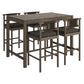 Eleni 5-Piece Outdoor Patio Teak Wood Bar Set by Modway