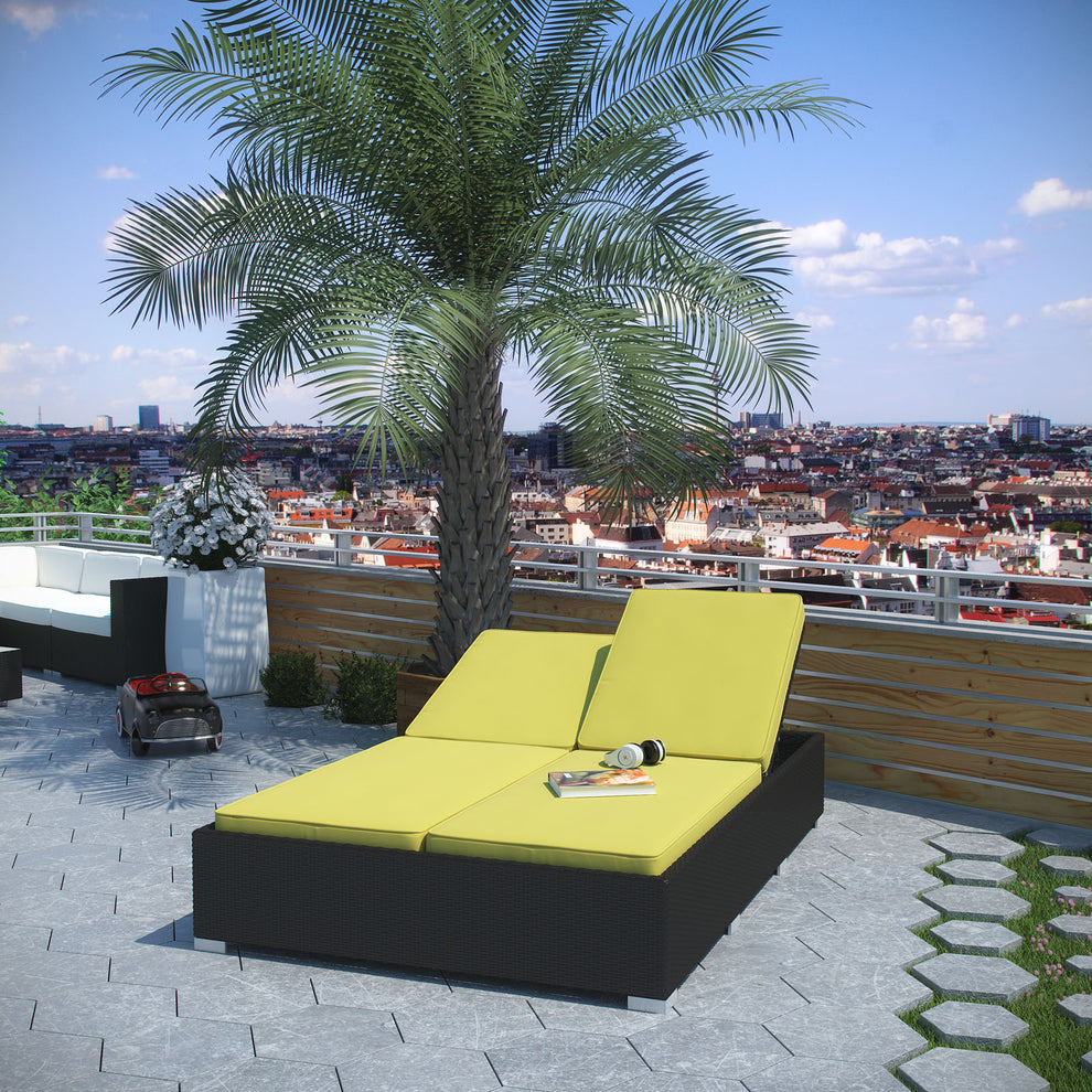 Evince Double Outdoor Patio Chaise By Modway - EEI-787 | Outdoor Chaise Lounges | Modishstore - 11
