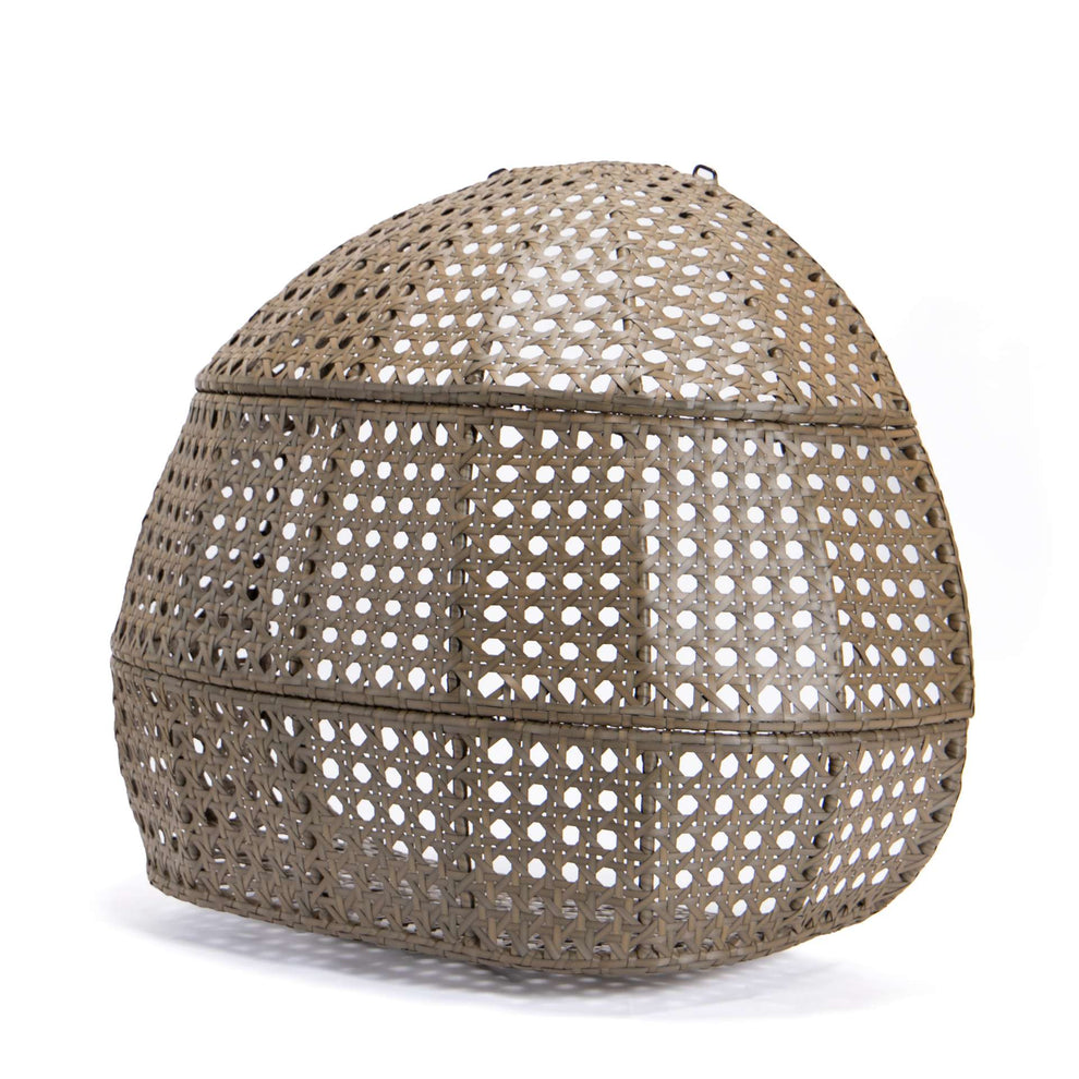 LeisureMod Wicker Hanging Double Egg Swing Chair  - EKDBG-57A | Outdoor Porch Swings | Modishstore - 6
