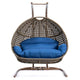 LeisureMod Wicker Hanging Double Egg Swing Chair  - EKDBG-57A | Outdoor Porch Swings | Modishstore - 29