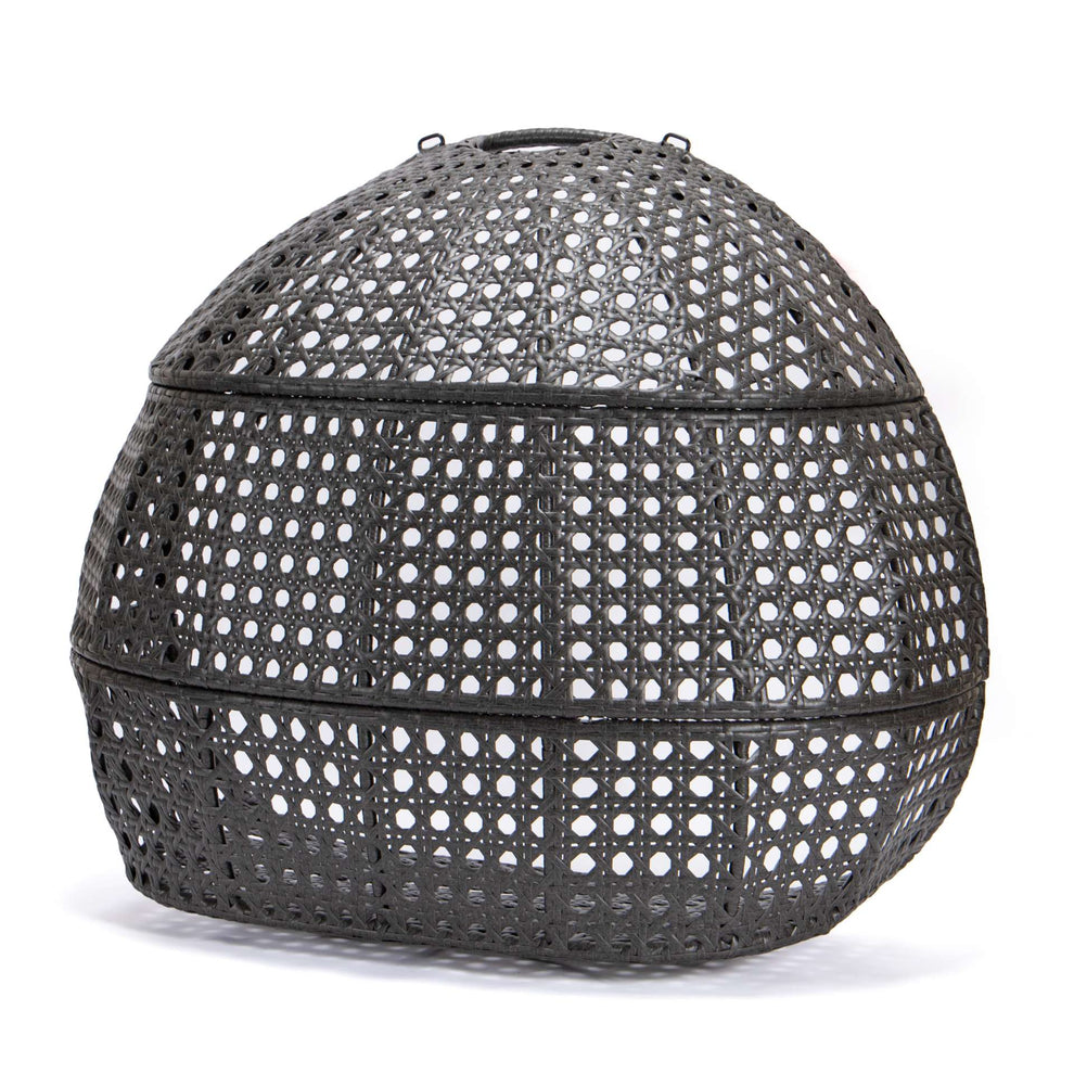 LeisureMod Wicker Hanging Double Egg Swing Chair  - EKDCH-57BR | Outdoor Porch Swings | Modishstore - 96