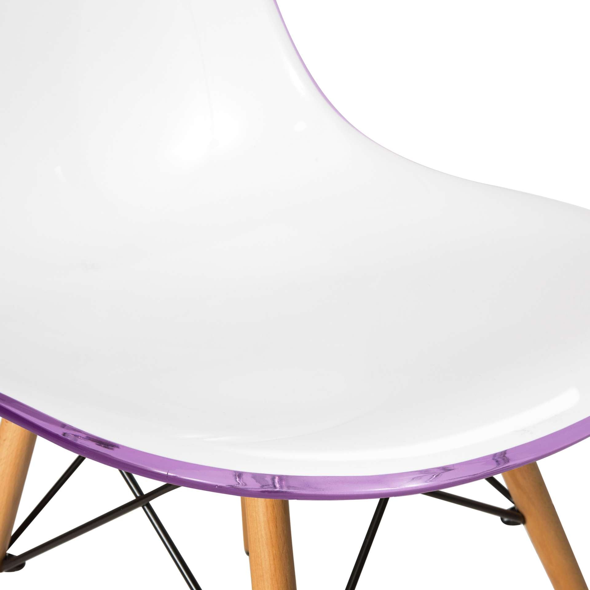 LeisureMod Dover Plastic Molded Dining Side Chair - EP19WBU | Dining Chairs | Modishstore - 8