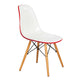 LeisureMod Dover Plastic Molded Dining Side Chair - EP19WBU | Dining Chairs | Modishstore - 13