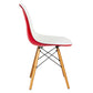 LeisureMod Dover Plastic Molded Dining Side Chair - EP19WBU | Dining Chairs | Modishstore - 14