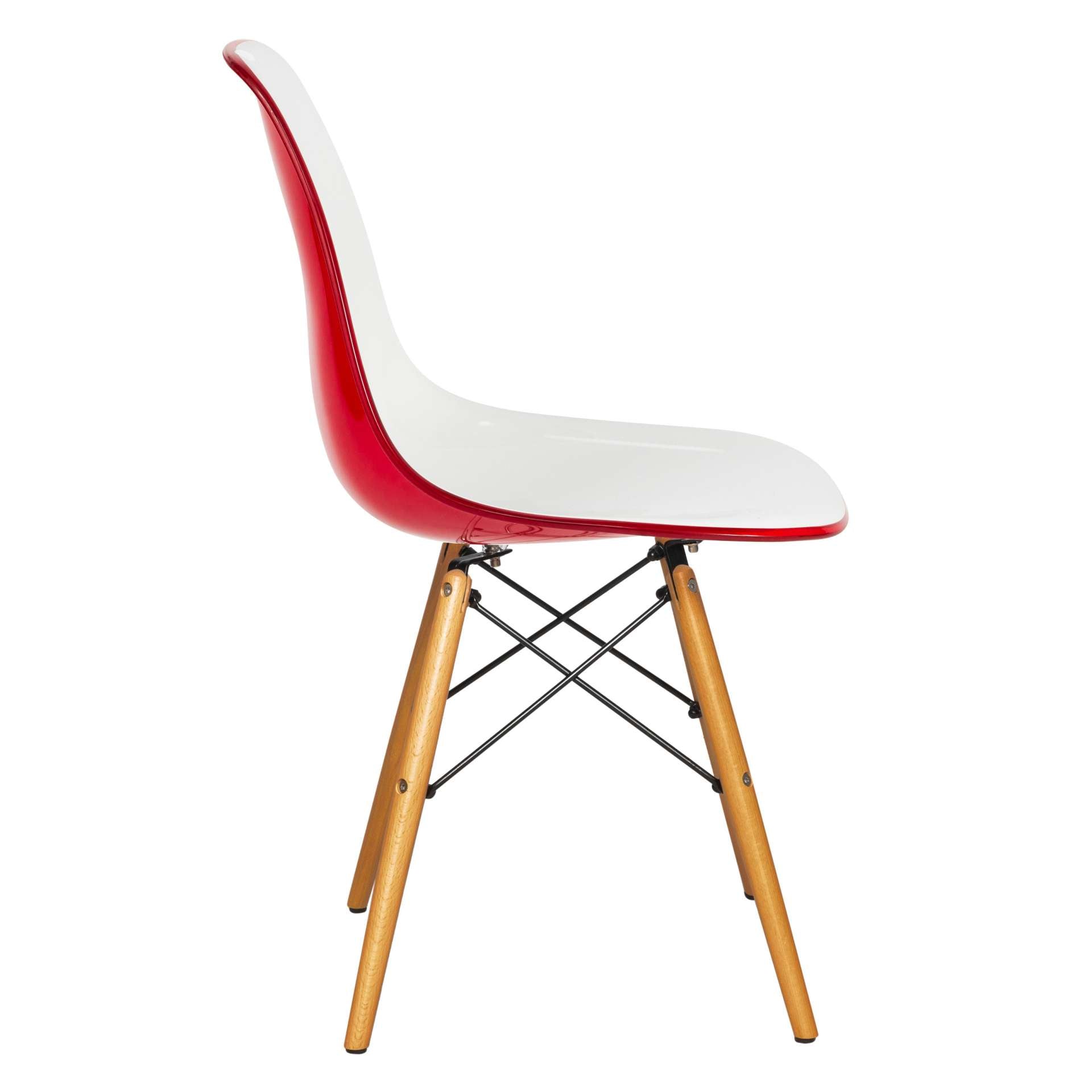 LeisureMod Dover Plastic Molded Dining Side Chair - EP19WBU | Dining Chairs | Modishstore - 14