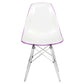 LeisureMod Dover Molded Side Chair with Acrylic Base - EPC19WBU | Dining Chairs | Modishstore - 12