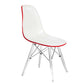 LeisureMod Dover Molded Side Chair with Acrylic Base - EPC19WBU | Dining Chairs | Modishstore - 15