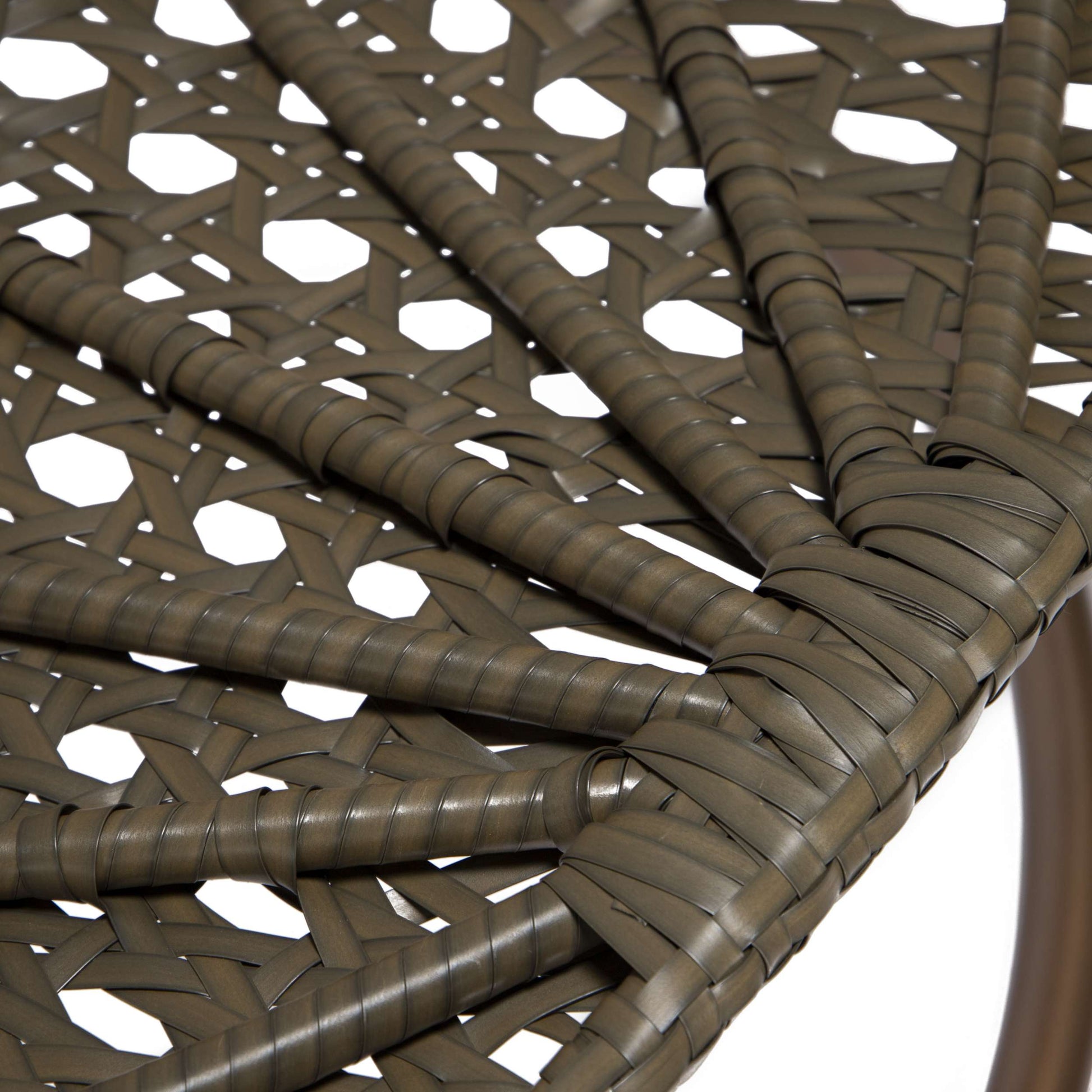 LeisureMod Beige Wicker Hanging Egg Swing Chair | Outdoor Porch Swings | Modishstore - 35