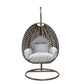 LeisureMod Beige Wicker Hanging Egg Swing Chair | Outdoor Porch Swings | Modishstore - 74