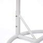 LeisureMod White Wicker Hanging Egg Swing Chair | Outdoor Porch Swings | Modishstore - 5