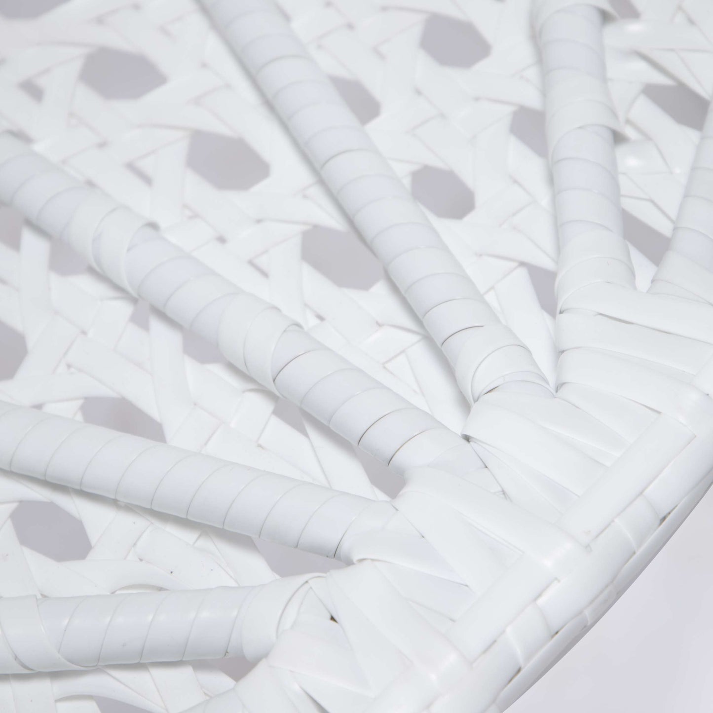 LeisureMod White Wicker Hanging Egg Swing Chair | Outdoor Porch Swings | Modishstore - 62