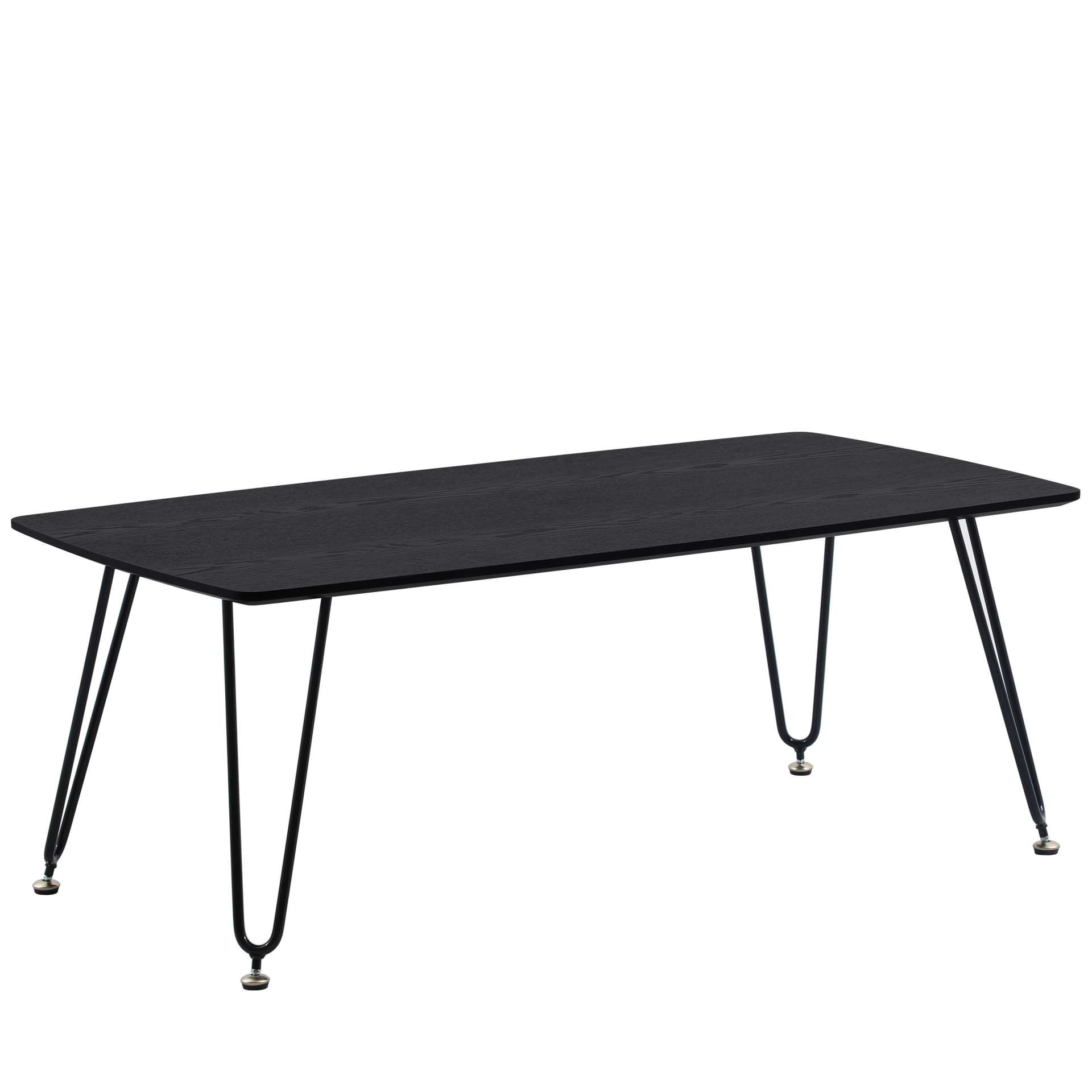 LeisureMod Elmwood Modern Wood Top Coffee Table With Iron Base | Coffee Tables | Modishstore - 10