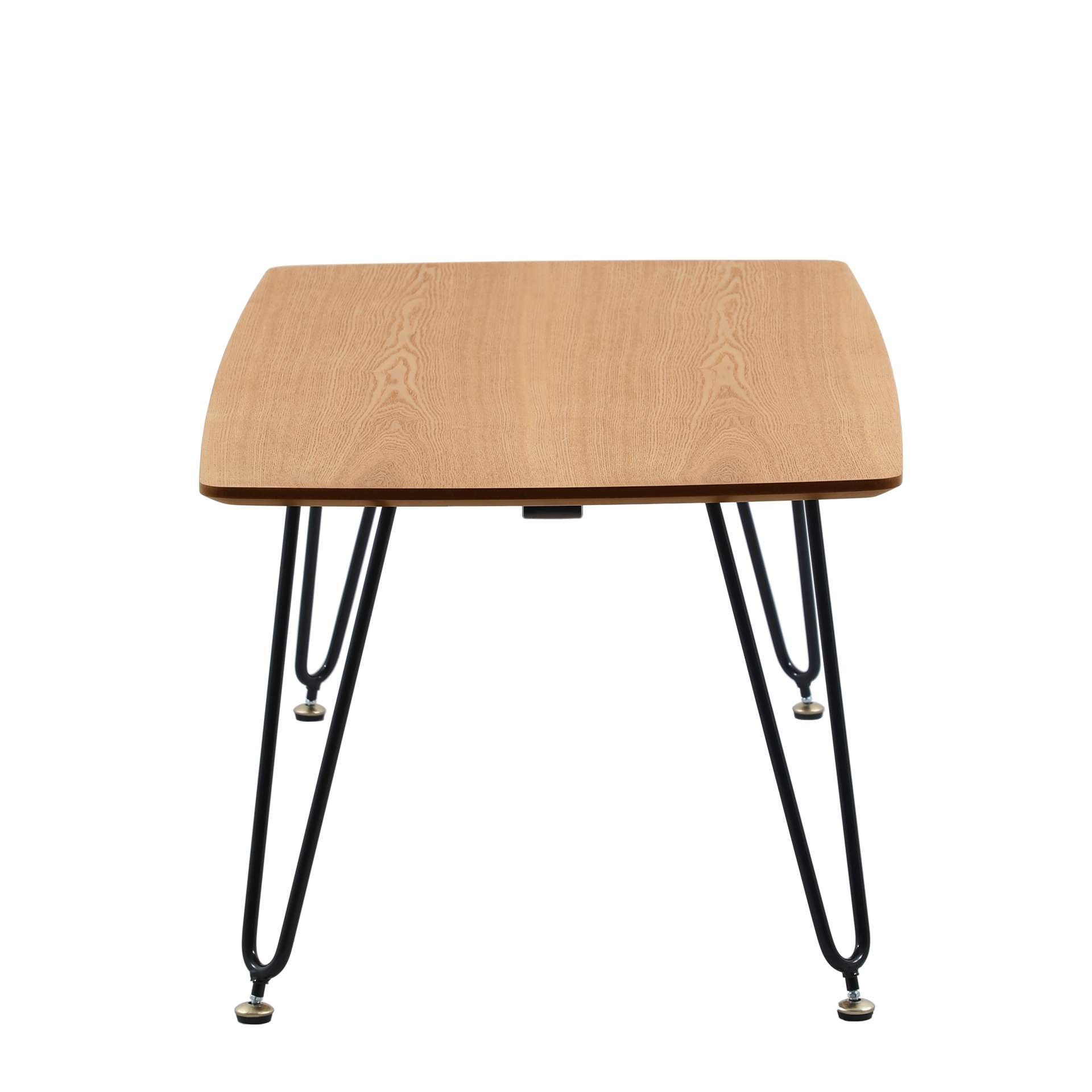 LeisureMod Elmwood Modern Wood Top Coffee Table With Iron Base | Coffee Tables | Modishstore - 17