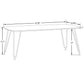 LeisureMod Elmwood Modern Wood Top Coffee Table With Iron Base | Coffee Tables | Modishstore - 13