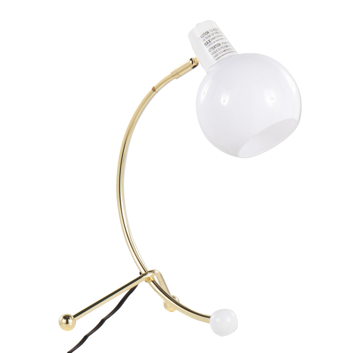 Eileen Task Lamp By LumiSource - LTB-EILEEN AUW | Table Lamps | Modishstore - 2