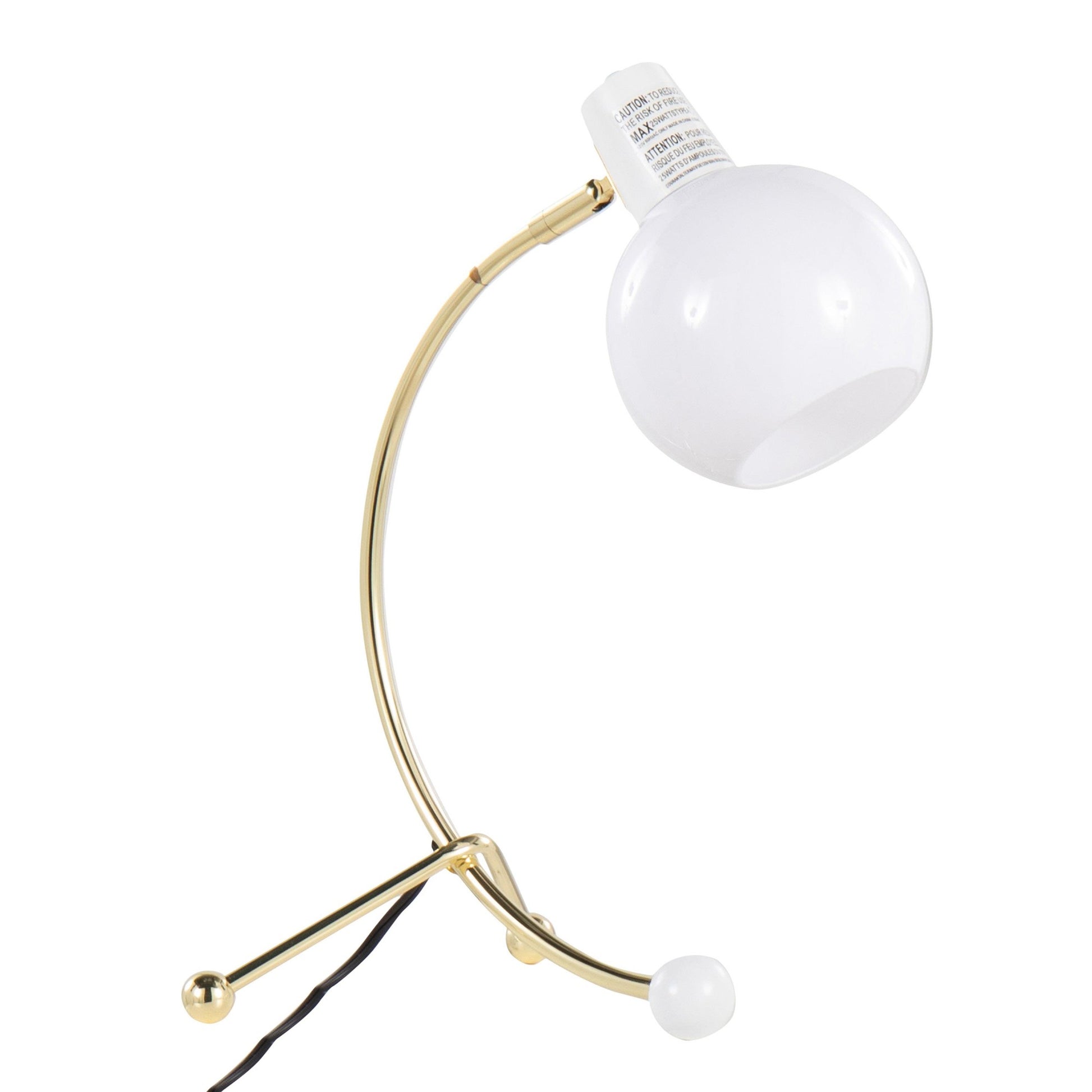 Eileen Task Lamp By LumiSource - LTB-EILEEN AUW | Table Lamps | Modishstore - 2