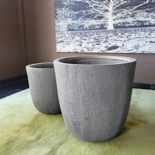 Distressed Texture: Sugi Grey, LG By Gold Leaf | Planters, Troughs & Cachepots | Modishstore - 1