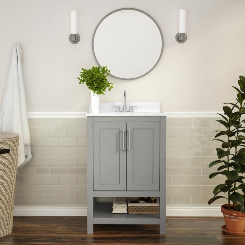 Vega 24 Inch Bathroom Vanity with Sink Combo By Flash Furniture | Bathroom Accessories | Modishstore - 24