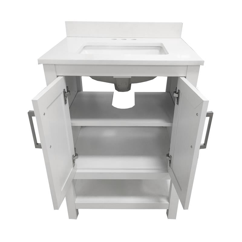Vega 24 Inch Bathroom Vanity with Sink Combo By Flash Furniture | Bathroom Accessories | Modishstore - 9