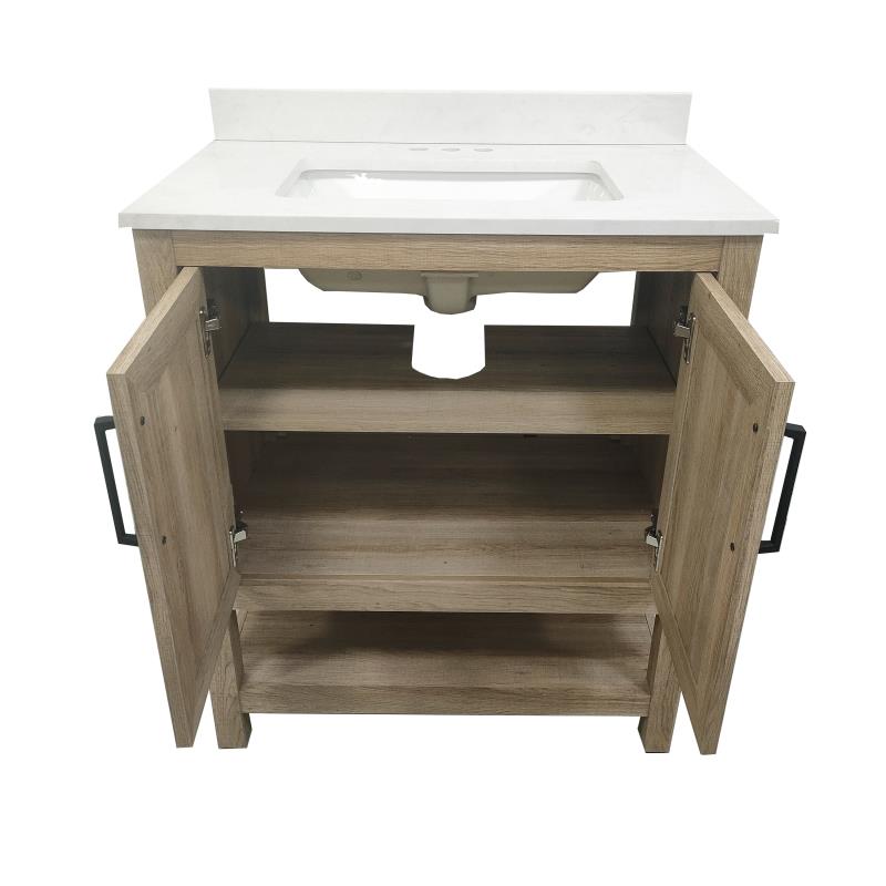 Vega 30 Inch Bathroom Vanity with Sink Combo By Flash Furniture | Bathroom Accessories | Modishstore - 27
