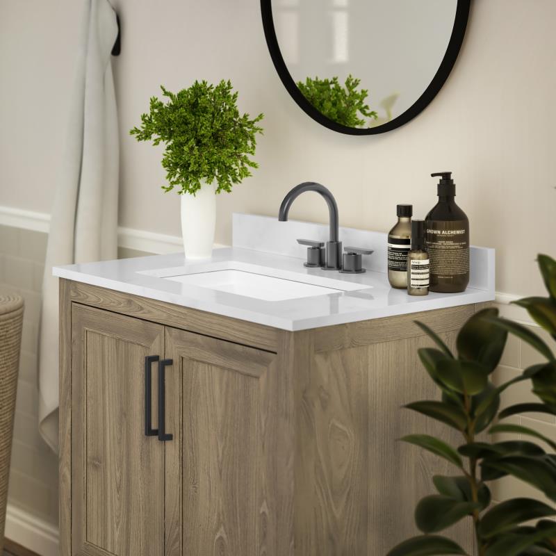 Vega 30 Inch Bathroom Vanity with Sink Combo By Flash Furniture | Bathroom Accessories | Modishstore - 30